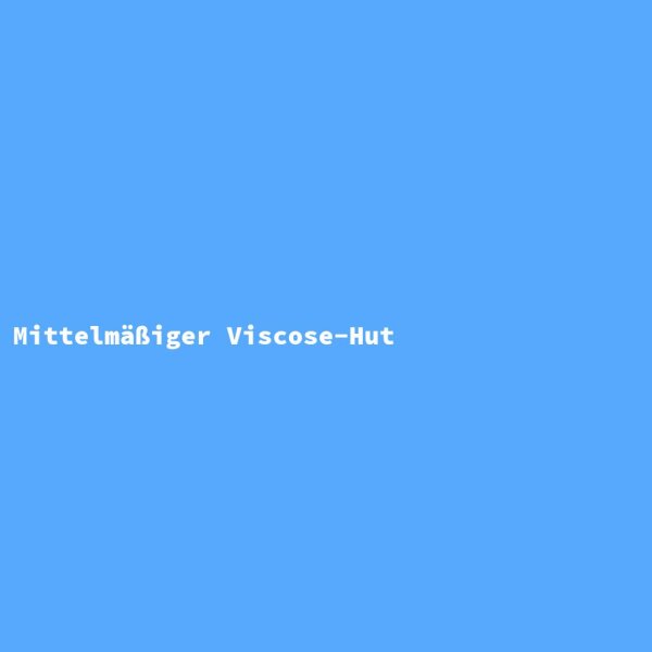 Mittelm&auml;&szlig;iger Viscose-Hut